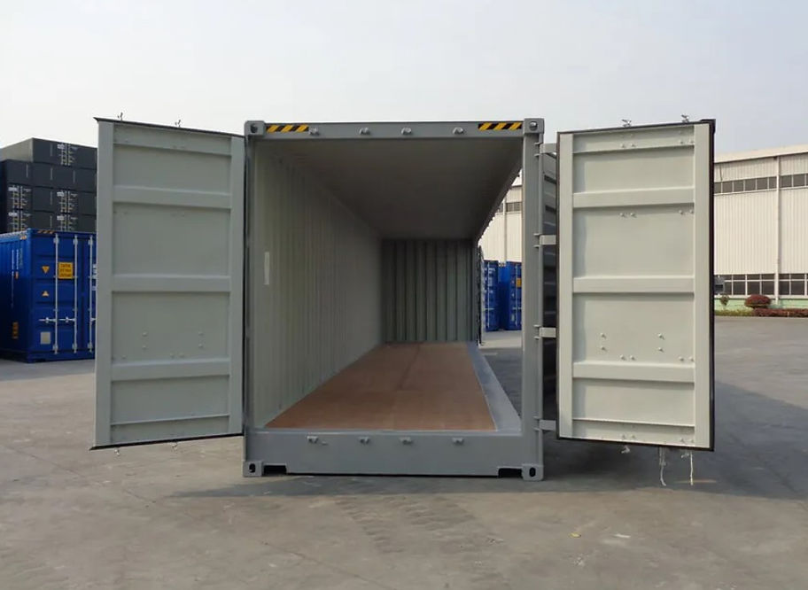 40-Fuß-Seecontainer mit seitlicher Öffnung