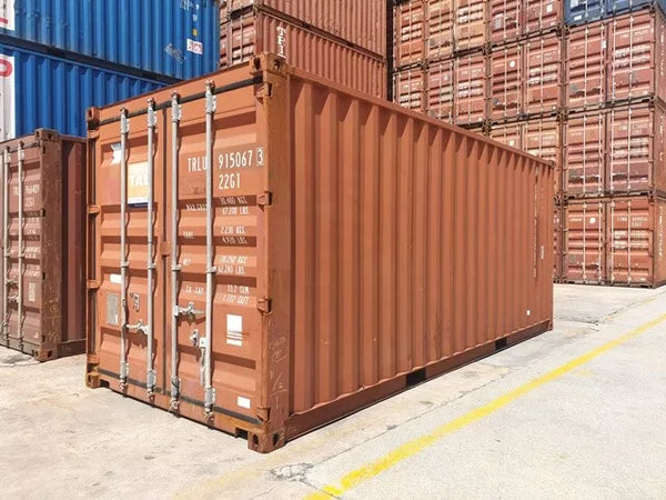 20-Fuß-Versandcontainer - gebraucht